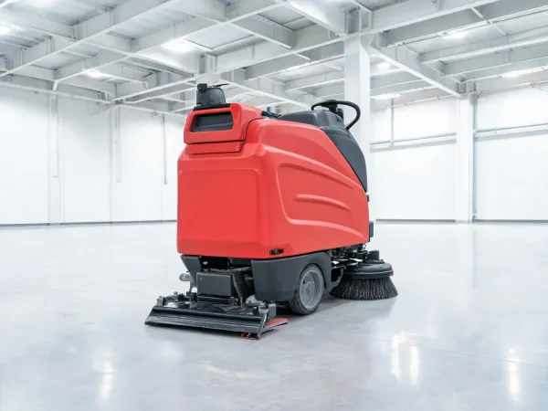 Compact Numatic floor scrubber dryer